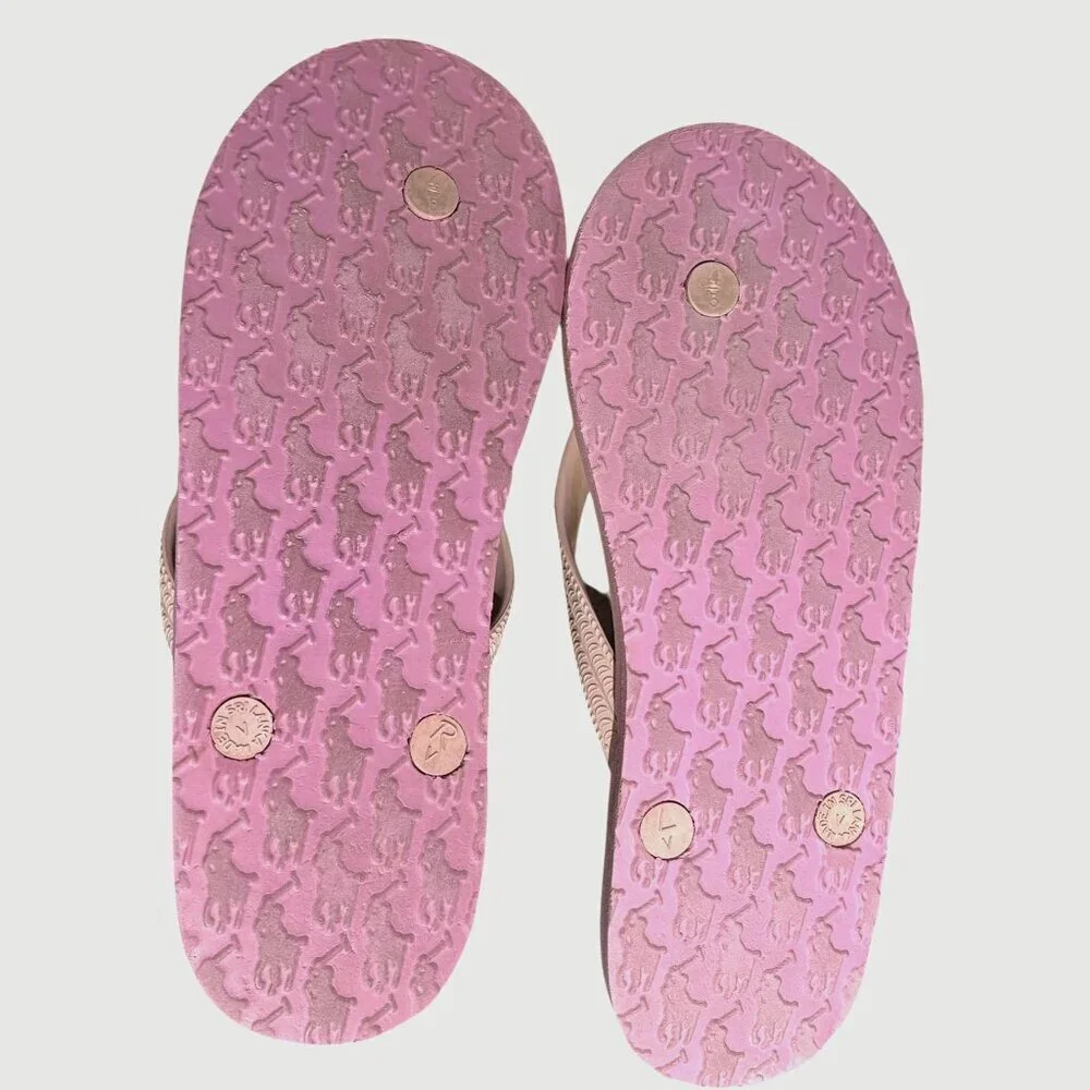 Polo Ralph Lauren Camino Lobster-Print Flip-Flop Kids Size 4/5